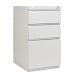 Alera Three-Drawer Mobile Ped File w/Full-Length Pull, 15-7/8w x19-1/4d, Lt GY
