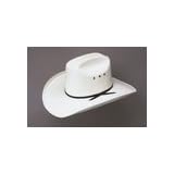 Kids Cattleman Straw Hat One Size Fits All White Cowboy Hat by Western Express