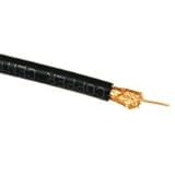 Impact Acoustics RG6/U - Video cable - 20 AWG - bare wire - bare wire - 250 ft - shielded coaxial - black