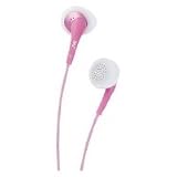 JVC Home HAF140P Gumy Earbud Headphones (Pink)