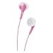 JVC Home HAF140P Gumy Earbud Headphones (Pink)