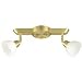 Kenroy Home - 11912SB: Junior Dome 2 Light Luminair - Satin Brass Finish