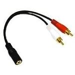 Cables To Go - 03182 - 3.5mm Stereo Female to RCA Male Y-Cable