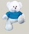 11" Tumbles White Bear w/ Embroidered eyes