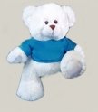 11" Tumbles White Bear w/ Embroidered eyes
