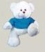 11" Tumbles White Bear w/ Embroidered eyes