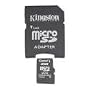 Kingston 2GB microSD Memory Card with SD Card Adapter SDC/2GB