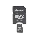 Kingston 2GB microSD Memory Card with SD Card Adapter SDC/2GB