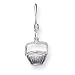 Sterling Silver Polished Basket Earrings