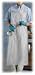 White Vinyl Disposable Apron - 30 x 45