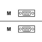 Fujitsu Siemens - Serial RS-232 cable - DB-9 (M) - DB-9 (M) - grey