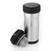 Thermos Nissan 12-Ounce Stainless-Steel Tea Tumbler with Infuser, Espresso