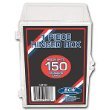 BCW Hinged Box 150 Count - Baseball, Football, Basketball, Hockey, Golf, Single Sports Cards Top Load - Sportcards Card Collecting Supplies