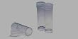 BOTTLES PLASTIC WITH PLASTIC TOPS BOX OF 12