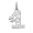 #1 Mom Charm - Sterling Silver
