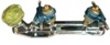 ATLAS TITAN GOLD (in Silver) Plates w/Steering Damper - 150mm