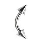 Surgical Steel Eyebrow Ring Spike Body Piercing 16g 5/16