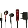 NEW Genuine Red Sony Ericsson Stereo Handsfree HPM-70