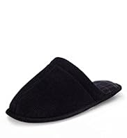 Bump Toe Corduroy Slippers
