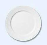 Royal Copenhagen White Plain Buffet Dinner Plate