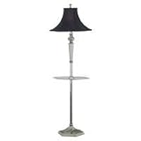 Mt Vernon Nickel with Glass Tray Floor Lamp