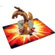 Bakugan Battle Brawlers Booster Pack B2 Bakuswap Legendary Series: B2 Two Tone Brown Grey Ultimate Evolved Dragonoid Figure with Random Gate and Ability Card