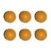 6 Porcupine Massage Balls Approx. 3" Diameter Yellow