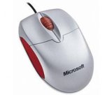 Microsoft Notebook Optical Mouse - Mouse - optical - 3 button(s) - wired - USB - silver