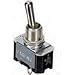 35-114-BU, Switch Toggle ON ON SPDT Bat Lever Solder 6A 250VAC Panel Mount with Threads Bulk (10 Items)