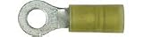 Terminals & Kits: IMPERIAL 70998-1 NYLON WIRE RANGE RING TERMINAL #8 -YELLOW (PACK OF 50)