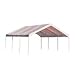 ShelterLogic 18 x 20- Feet Canopy 2- Inch 4- Rib Frame, White Cover