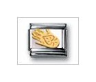 Hamsa Hand No Color Classic Gold, Italian Charm by Nomination Charms