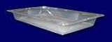Clear Top Notch Food Pan Full Size - 2-1/2'' deep Clear