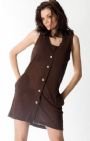 Jordan Taylor&reg; - Striped Onion Skin Sleeveless Button Up Dress Cover Up by Jordan Taylor - Women's Swimsuit Plus Size Swimsuit