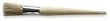 Industrial Grade 1TTW8 Oval Gray Brush, Size #6