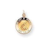 14k Our Lady of Sorrows Medal Charm