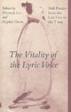The Vitality of the lyric voice : Shih poetry from the Late Han to the Tʾang
