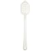 Carlisle 442102 White 13-Inch Perforated Serving Spoon (Case of 12)