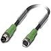 SAC-4P-M 8MS/1 5-PUR/M 8FS, Cable Assembly Sensor/Actuator 1.5m 24AWG Circular to Circular 4 to 4 POS M-F