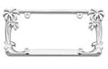 Palm Tree License Plate Frame (Chrome Metal)