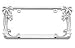 Cruiser Accessories Palm Tree Chrome License Plate Frame