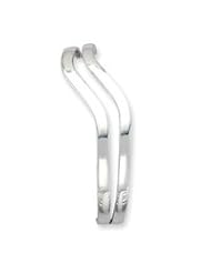Sterling Silver Cuff Bangle Bracelet QB371"