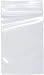 Ziplock Type Bag, Clear Reclosable LDPE 2 x 3 100 Pcs, 2 mil Thick.
