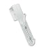 SAFCO PRODUCTS Over-The-Panel Double-Garment Hook, 1 1/2w x 8 5/8h, Satin Aluminum/Chrome