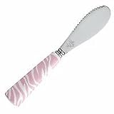 Pampered Chef Pink Zebra Ceramic Spreader