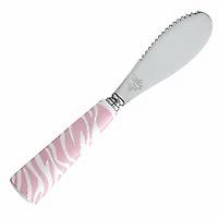 Pampered Chef Pink Zebra Ceramic Spreader