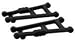 RPM 80182 Rear A-Arms Black E-Monster Jam, Rustler, Stampede Black
