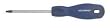 Westward 1CLK1 Torx Screwdriver, T15, OAL 7 In, Rd