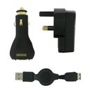Kit Mobile 3-1 USB / Mains and Car Charger for Samsung G600