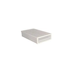 Underbed Storage Drawer - 2 (White/Frost) (6.25